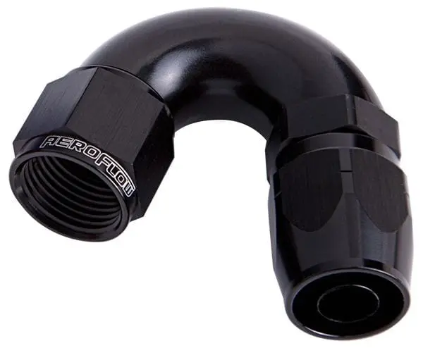 550 Series Af555-08Blk Full-Flow Swivel Hose End Fitting (–8An, 150°) 1
