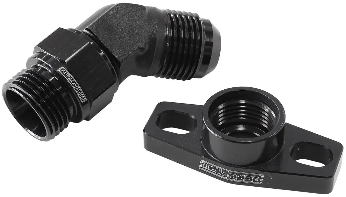 45-Degree Turbo Oil Drain Adapter – Af463-12 1