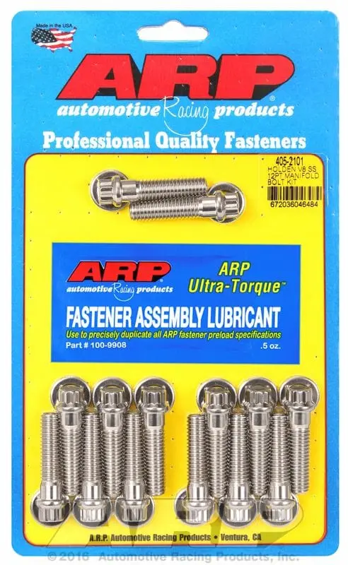 Ar405-2101 Stainless Steel 12-Point Intake Manifold Bolt Kit 1